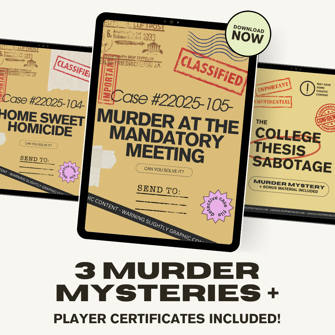 Bundle of 3 - Home Sweet Homicide & Murder at The Mandatory Meeting & The Collage Thesis Sabotage