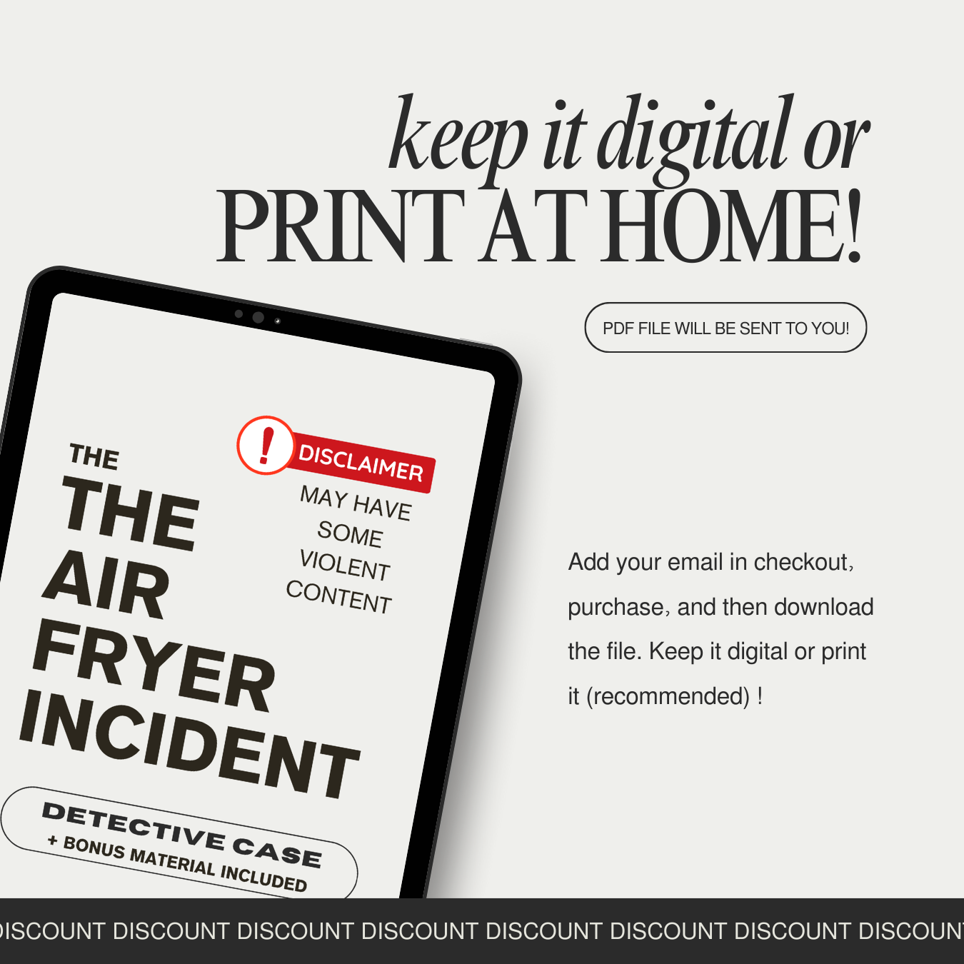 Bundle of 3 - Air Fryer Incident & Pilates Plunge & Group Chat Murder Mystery